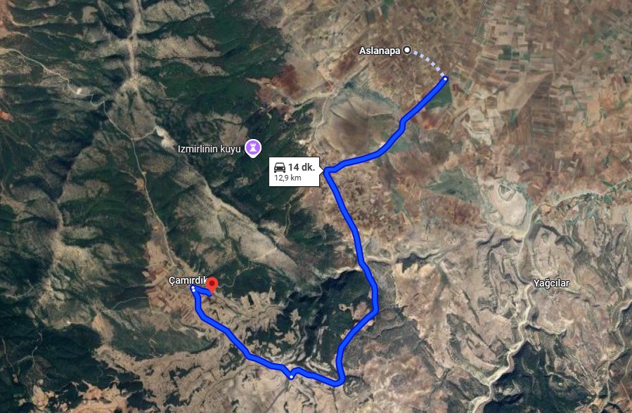 KÜTAHYA ASLANAPA ÇAMIRDIK KÖYÜNDE  730 M² TARLA SATILIKTIR. - KÜTAHYA ASLANAPA fotoğraf 3